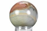 Polished Polychrome Jasper Sphere - Madagascar #383933-1